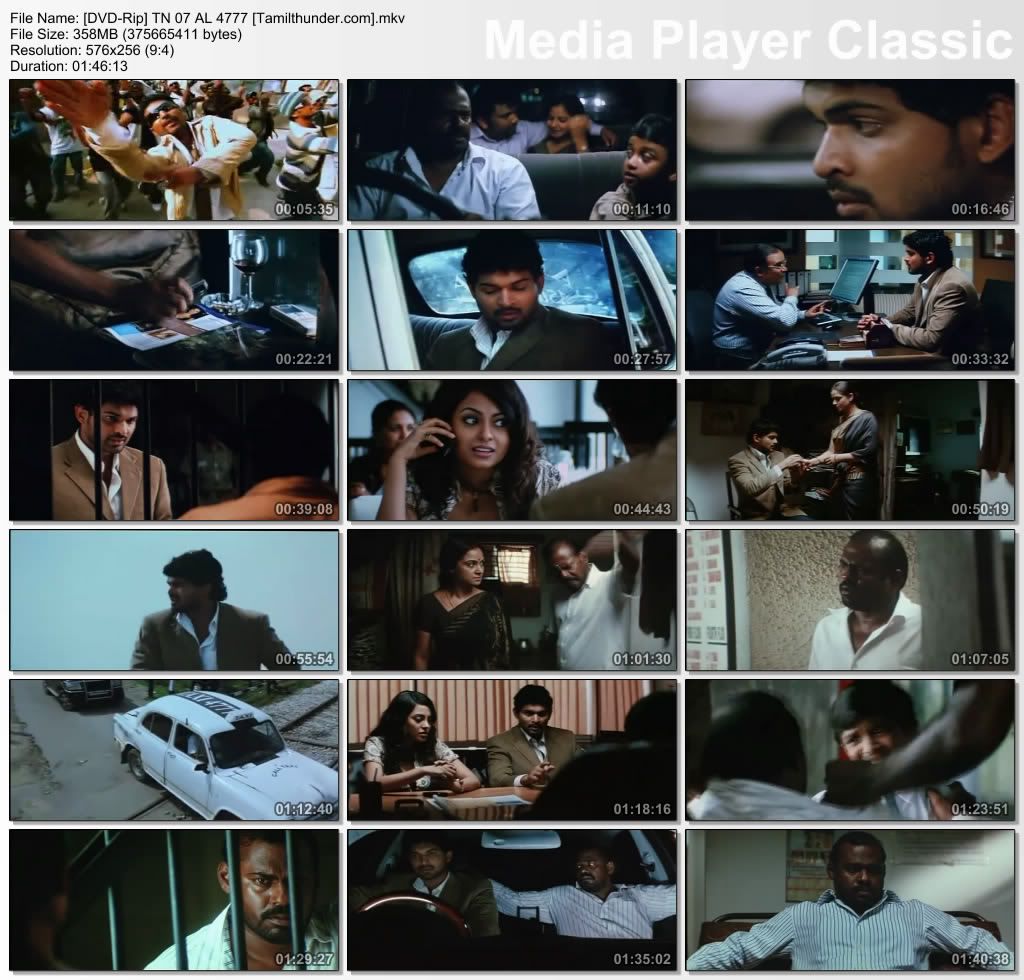 [DVD Rip] TN 07 AL 4777 x264 Suruthi [Tamilthunder com] preview 0