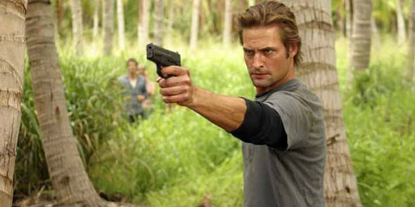 Josh Holloway AKA Sawyer from Lost Has the voice for it as well