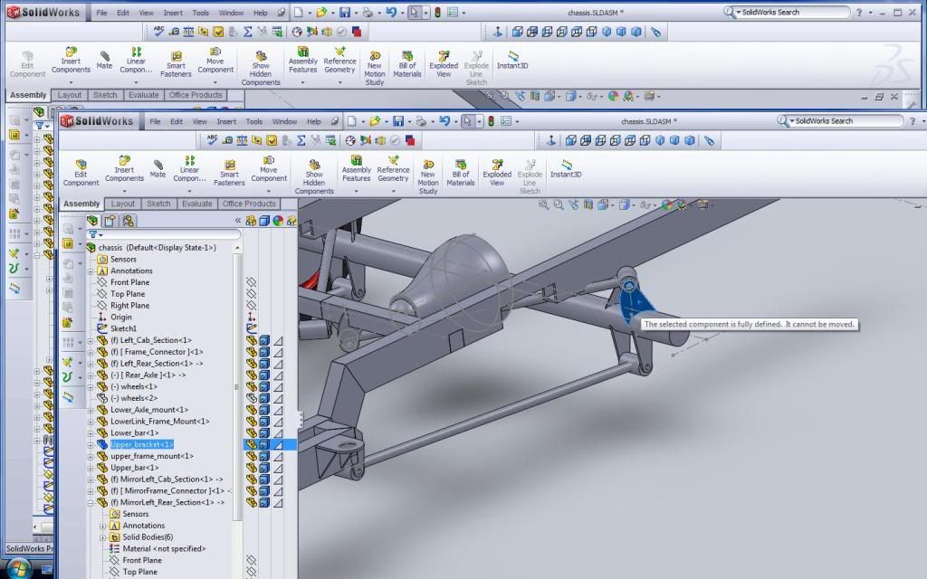 Solidworks Triangulated 4link axle is binding help!! Pirate 4x4