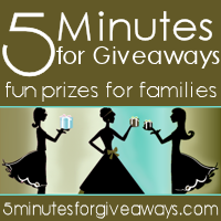 5 Minutes for Giveaways Button 200pixels