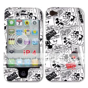 Apple iPhone 4 / iPhone 4S Disney MICKEY HARD F/B cover case #52 