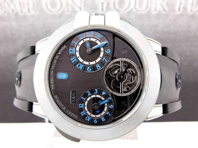   WINSTON PROJECT Z5 ZALIUM TOURBILLION DUAL TIME 400/MATTZ45ZC.A  