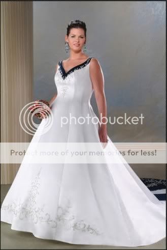 Plus Size White/Ivory Chapel Train Bride Wedding Dress  